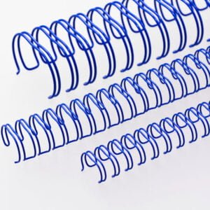 Renz Ring Wire, 3:1, Nr.07, A5, Ø 7/16" 11mm, Blå, 24 loops, 100 i pakke antal