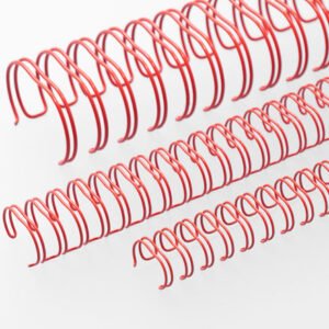 Renz Ring Wire, 2:1, Nr.05, A5, Ø 5/16, 8,0mm, Rød, 16 loops, 100 i pakke antal