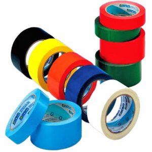 Rygtape, Sort - Papir - 38mm x 50m.