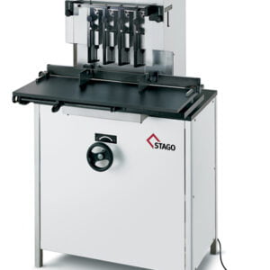 Stago, PB5010-4AS, Multi-spindende papirbordemaskine (max 5), Boring dia. 2-10mm, stander model, med