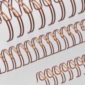 Renz Ring Wire, Nr.03, A5, 3:1 Ø 3/16" (5.5 mm), bronze, 24 loops, 100 i pakke antal
