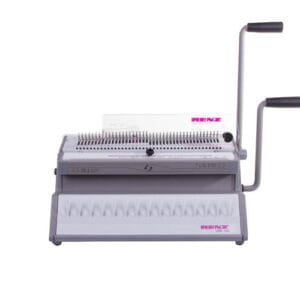 RENZ eco S 360, 2:1 pitch (23 loops in A4 size), combined manually 5,5 x3,5