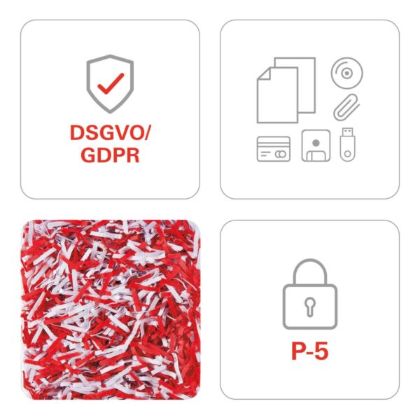Makulator HSM SECURIO P44i - 1,9 x 15 mm