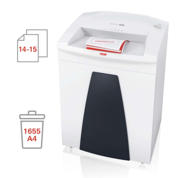 Makulator HSM SECURIO B35 - 1,9 x 15 mm + Smøreanordning