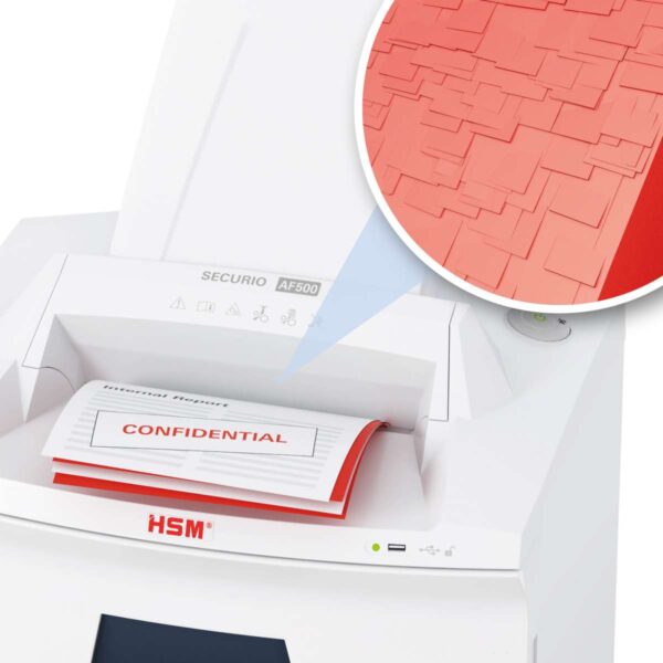 Autofeed-Makulator HSM SECURIO AF500 - 4,5 x 30 mm