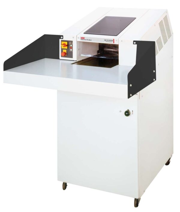 Makulator til store mængder HSM Powerline FA 400.2 - 5,8 x 50 mm