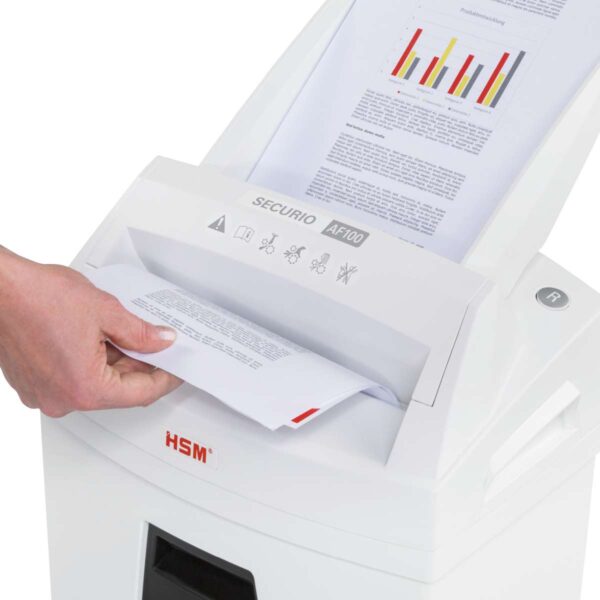 Autofeed-Makulator HSM SECURIO AF100 - 4 x 25 mm