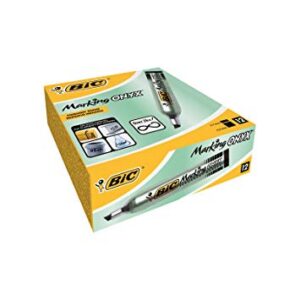 BIC MARKER ONYX 1481 SORT 12  STK. (SKAFFEVARE)
