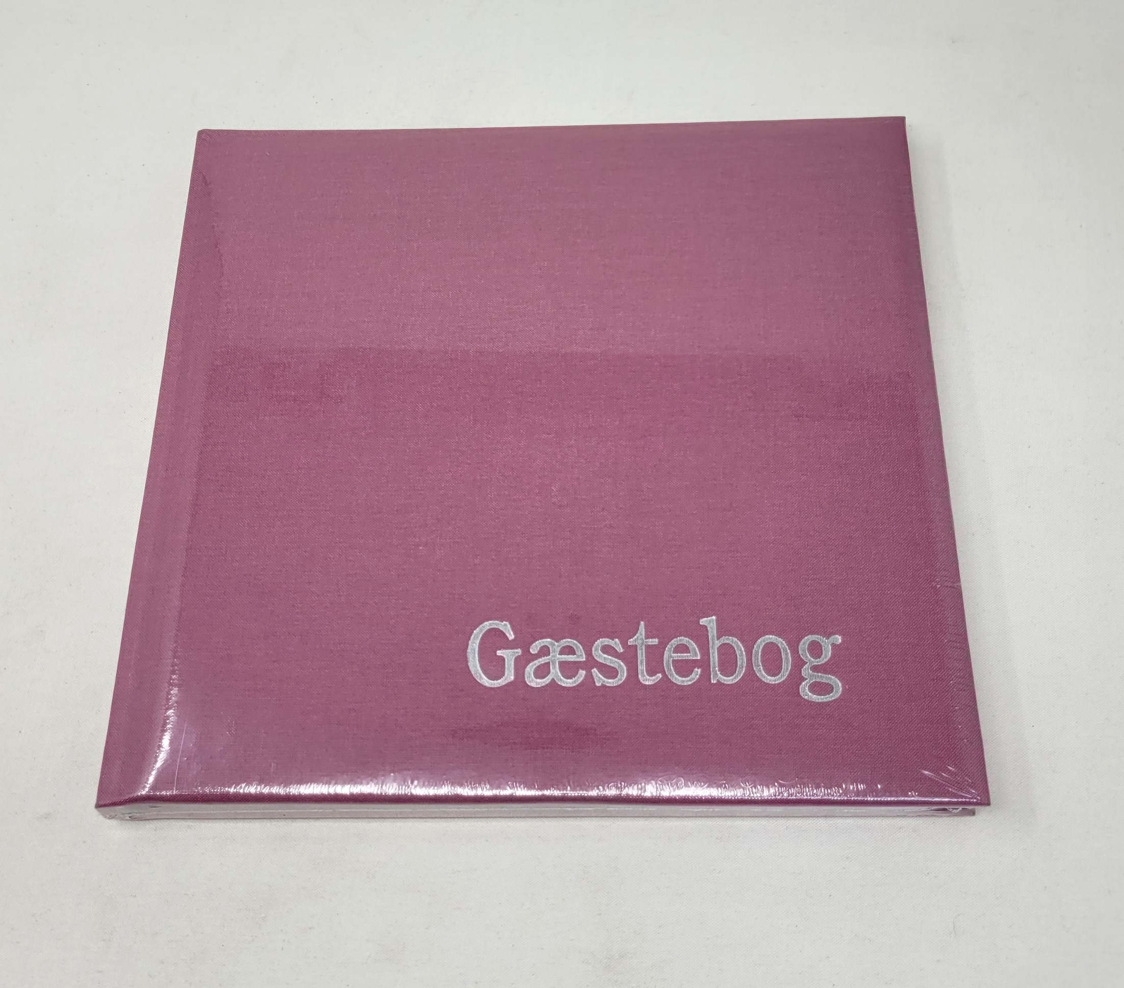 Gæstebog 23X25Mm Rød Til Forsendelse - produktbillede