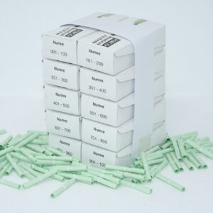 Tombolanumre 1000 Grøn Til Forsendelse - produktbillede