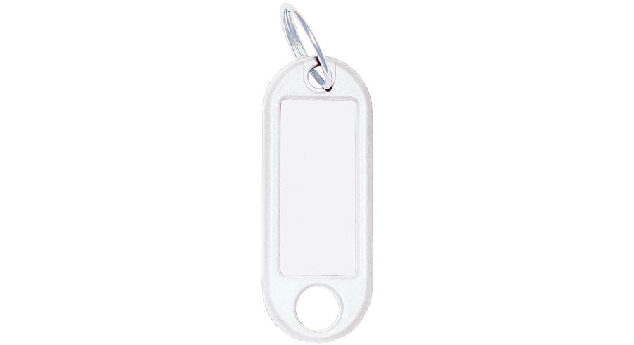 Nøgleringe Hvid Til Forsendelse - produktbillede
