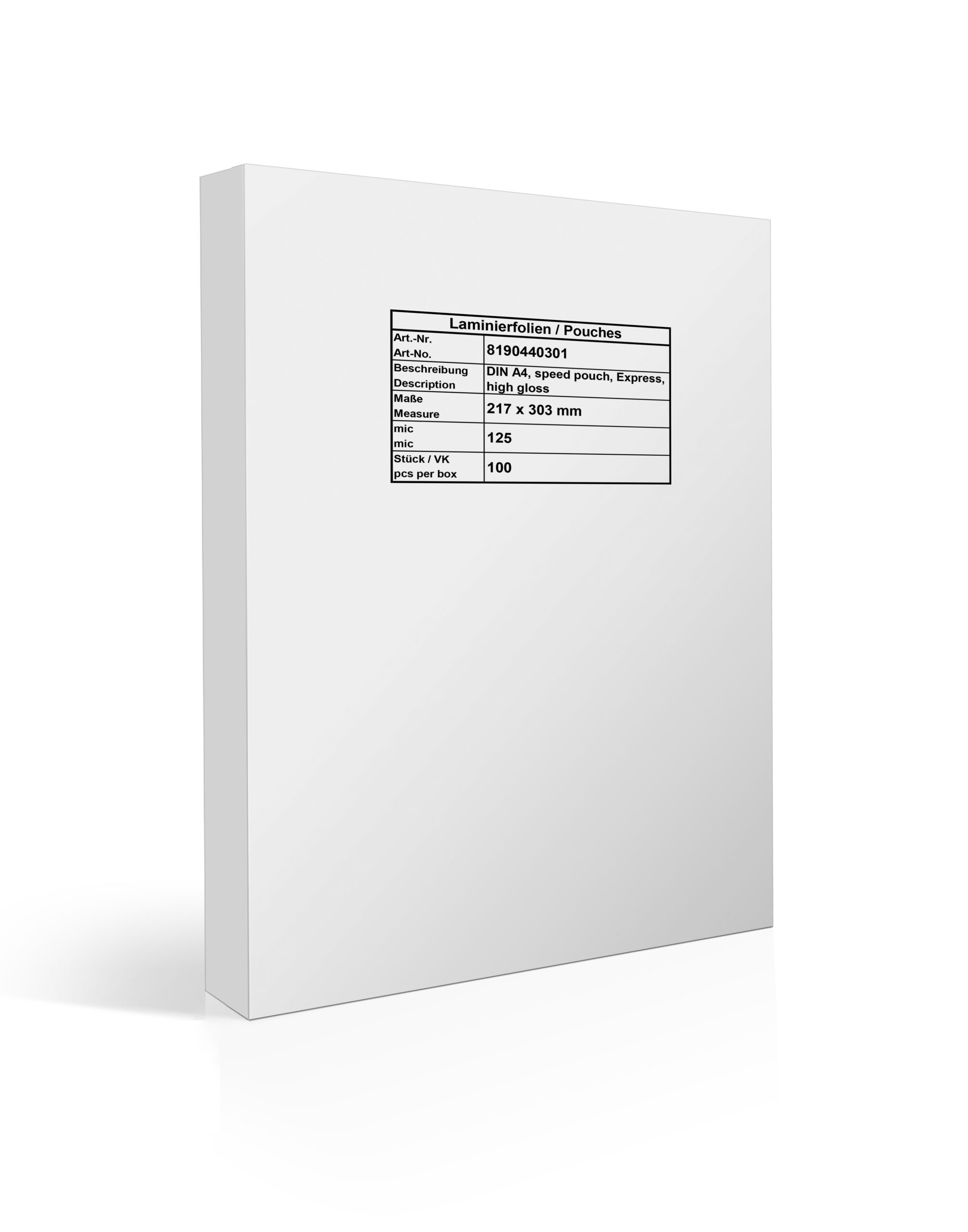 Laminering A4 Til Forsendelse - produktbillede