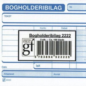 Bogholderibilag Gf2222 145X105Mm Til Forsendelse - produktbillede