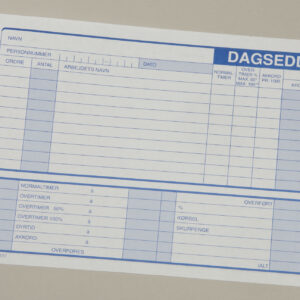 Dagseddel 2337 210X148Mm Til Forsendelse - produktbillede