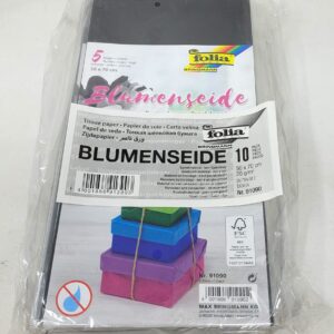 Papir 50X70Mm Sort Til Forsendelse - produktbillede