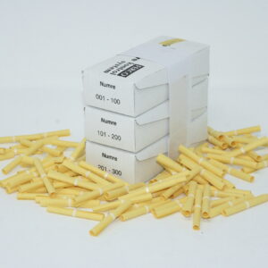 Tombolanumre Gul Til Forsendelse - produktbillede