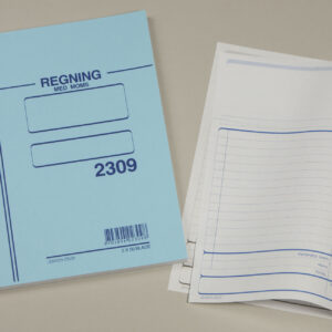 Regning 2309 148X210Mm Til Forsendelse - produktbillede