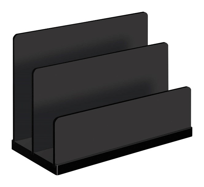 Kuvertstativ 15X6Mm Sort Til Forsendelse - produktbillede