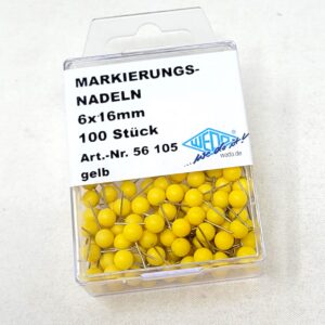 Kortnåle Gul Til Forsendelse - produktbillede