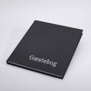 Gæstebog 23X25Mm Sort Til Forsendelse - produktbillede
