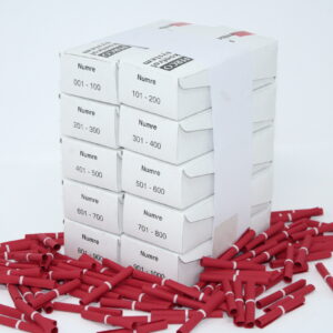 Tombolanumre 1000 Rød Til Forsendelse - produktbillede