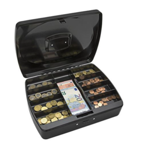 Pengekasse 33X24Mm Sort Til Forsendelse - produktbillede