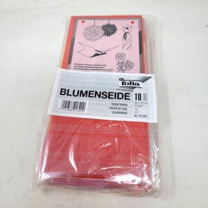 Papir 50X70Mm Rød Til Forsendelse - produktbillede