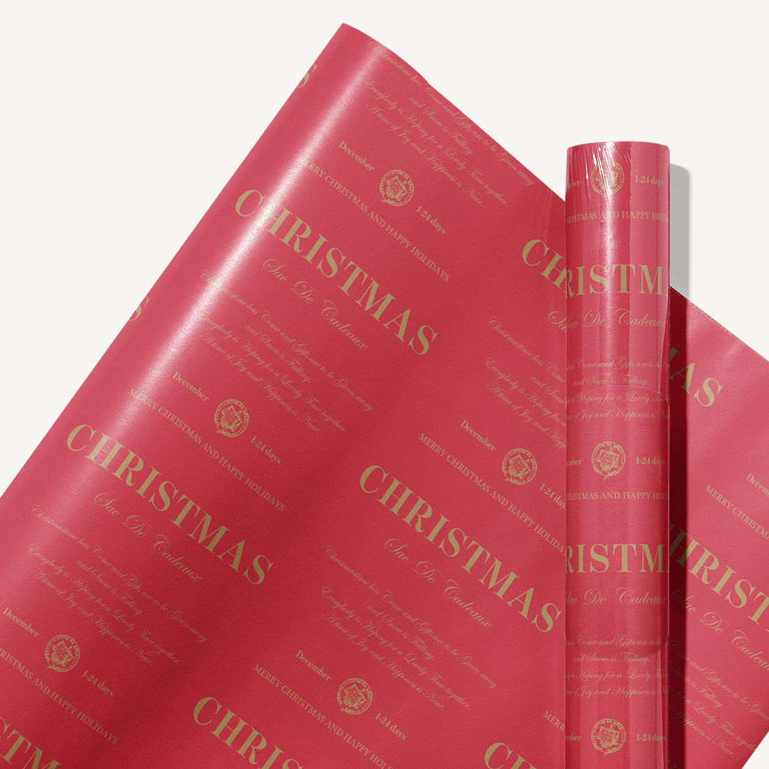 Papir Rød Til Forsendelse - produktbillede