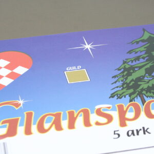 Papir 35X50Mm Gul Til Forsendelse - produktbillede