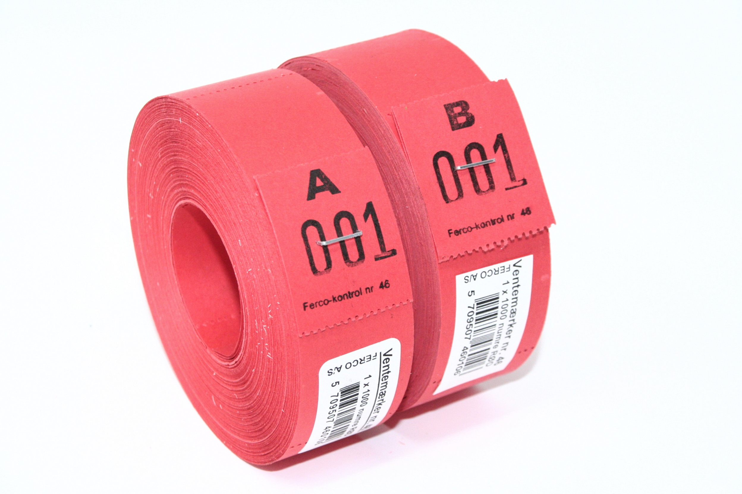 Ventemærker Rød Til Forsendelse - produktbillede