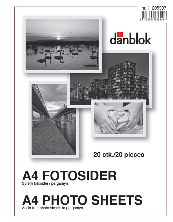 Fotosider Sort Til Forsendelse - produktbillede