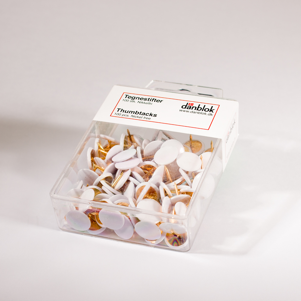 Tegnestifter Hvid Til Forsendelse - produktbillede