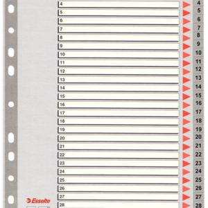 Register A4 Grå Til Forsendelse - produktbillede