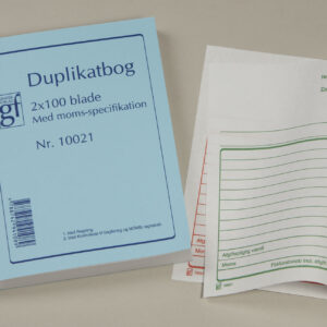 Duplikatbog Gf10021 108X150Mm Til Forsendelse - produktbillede