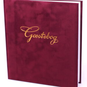 Gæstebog 23X25Mm Gul Til Forsendelse - produktbillede