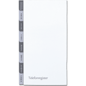 Telefonregister Grå Til Forsendelse - produktbillede