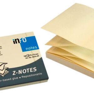 Sticky 75X75Mm Gul Til Forsendelse - produktbillede