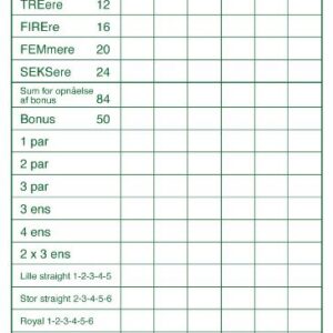 Yatzy Til Forsendelse - produktbillede