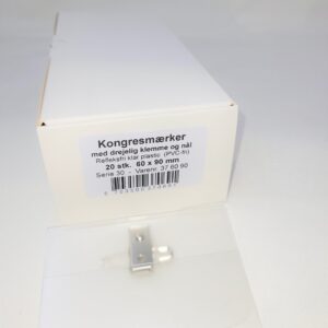 Kongresmærker 60X90Mm Til Forsendelse - produktbillede