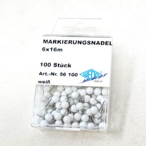 Kortnåle Hvid Til Forsendelse - produktbillede