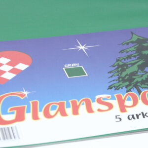 Papir 35X50Mm Grøn Til Forsendelse - produktbillede