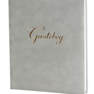 Gæstebog 23X25Mm Grå Til Forsendelse - produktbillede