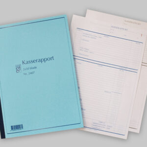 Kasserapport Gf2407 210X297Mm Til Forsendelse - produktbillede