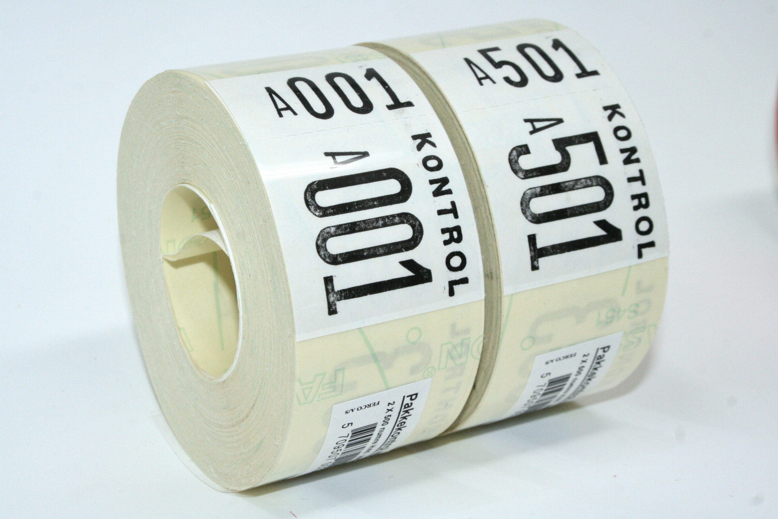 Pakkekontrol Hvid Til Forsendelse - produktbillede