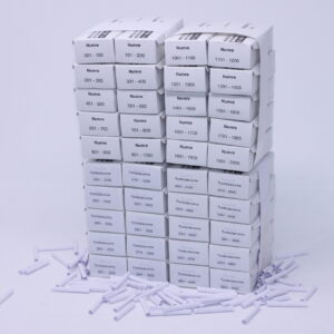 Tombolanumre 4000 Hvid Til Forsendelse - produktbillede