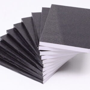 Voksdugsnotes A7 Sort Til Forsendelse - produktbillede