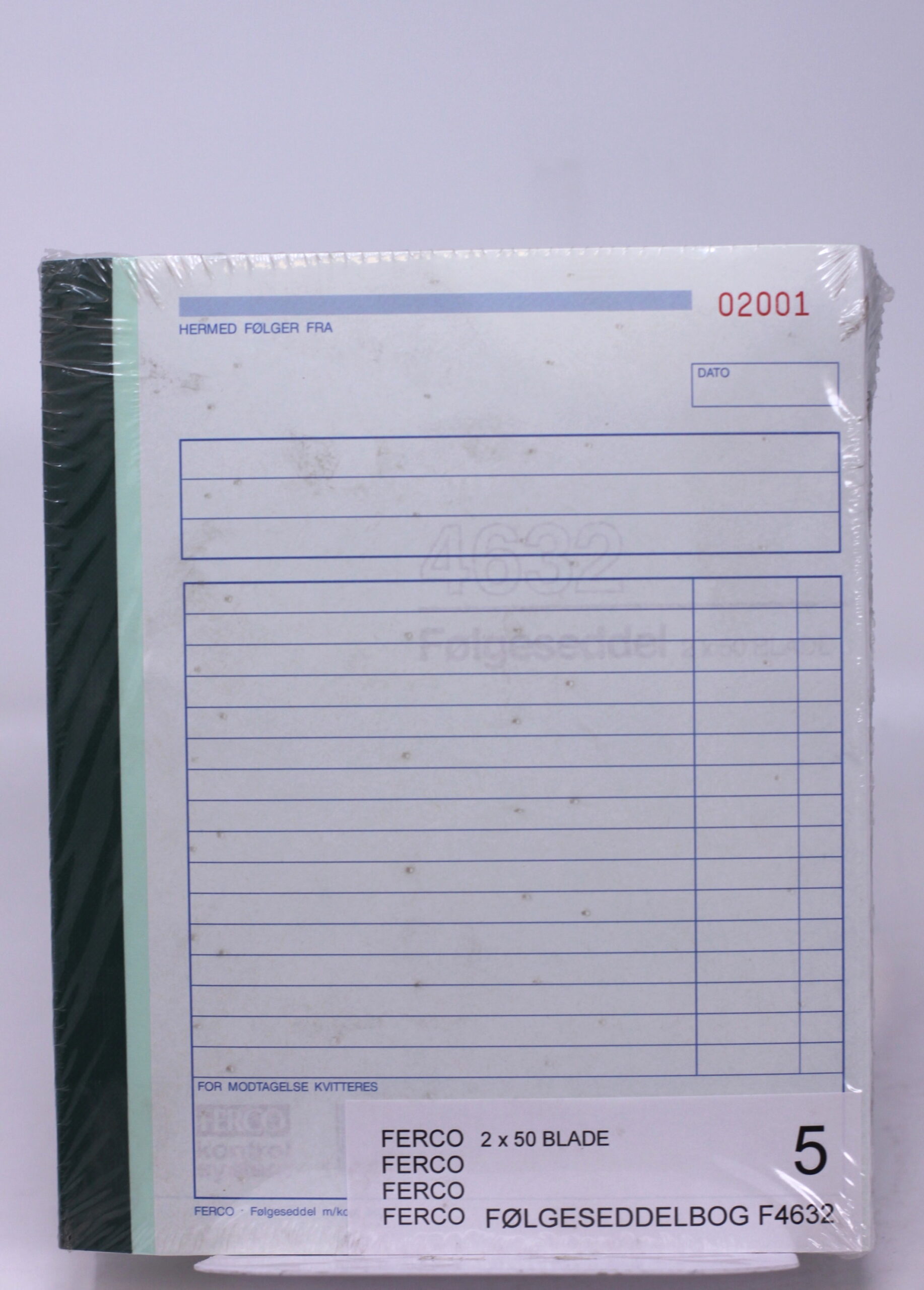 Følgeseddel 4632 Til Forsendelse - produktbillede