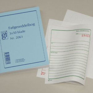 Følgeseddel Gf2061 108X150Mm Til Forsendelse - produktbillede