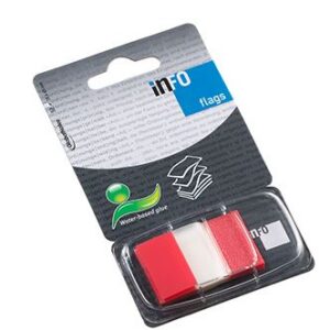 Indexfaner Rød Til Forsendelse - produktbillede