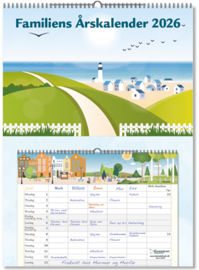 Familiens A3 Til Forsendelse - produktbillede